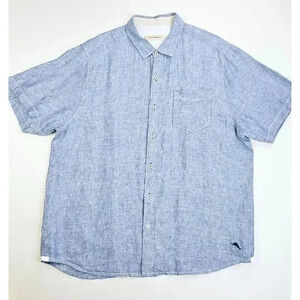 Men's Blue Short Sleeve Shirt